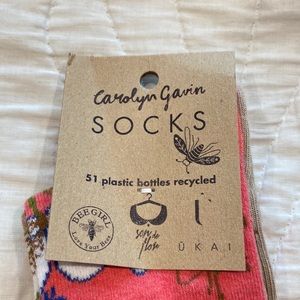 Carolyn Gavin Son de Flor Socks NWT